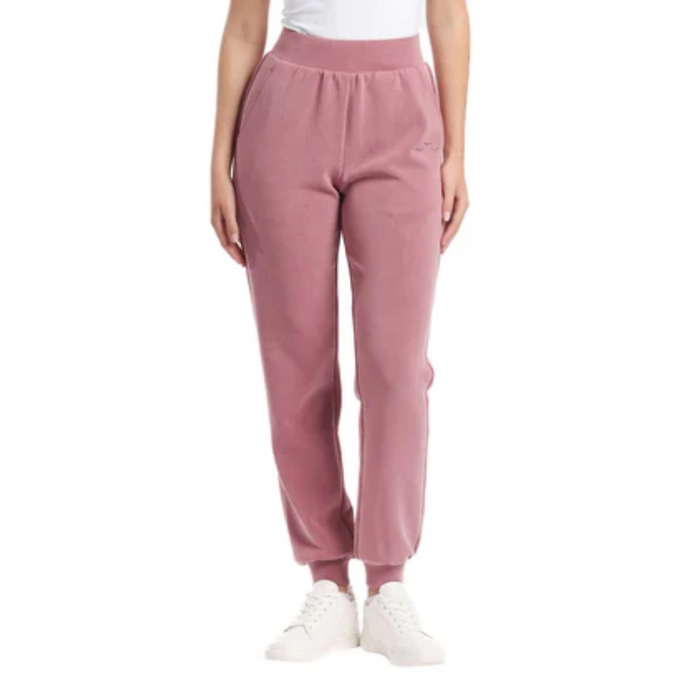 LAZYPANTS - Women's Suede Trousers Sweat Pants Joggers Pink